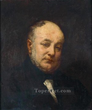 トーマス・クチュール Painting - エミール・ギルバートの肖像画 人物画家 トーマス・クチュール